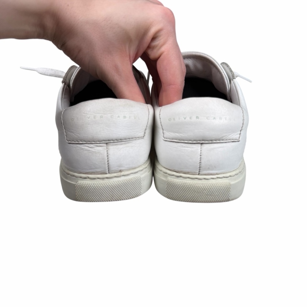Oliver Cabell‎ Low 1 Women’s EU 37, US 7 White Leather Low Top Sneakers Shoes - Picture 5 of 10